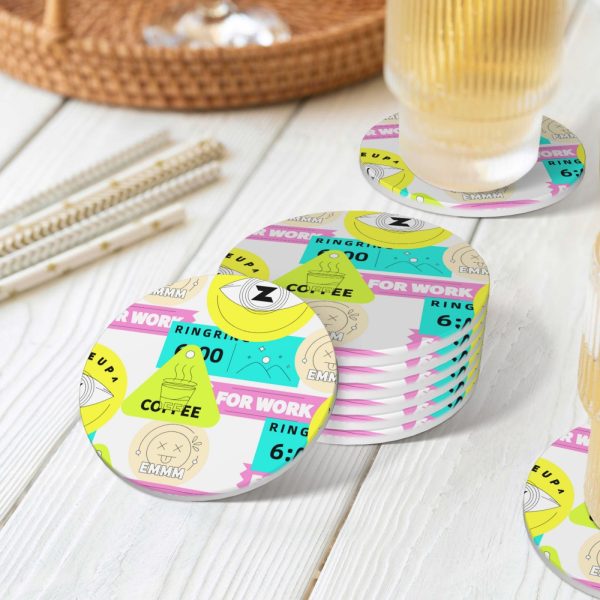 Ceramic Coaster Set Of 6 - Image 8