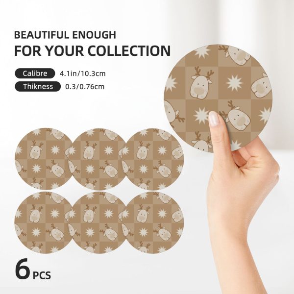 Ceramic Coaster Set Of 6 - Image 3