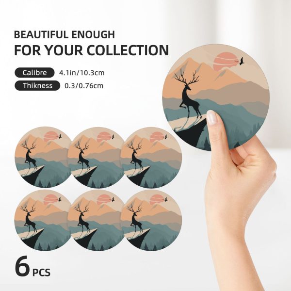 Ceramic Coaster Set Of 6 - Image 3